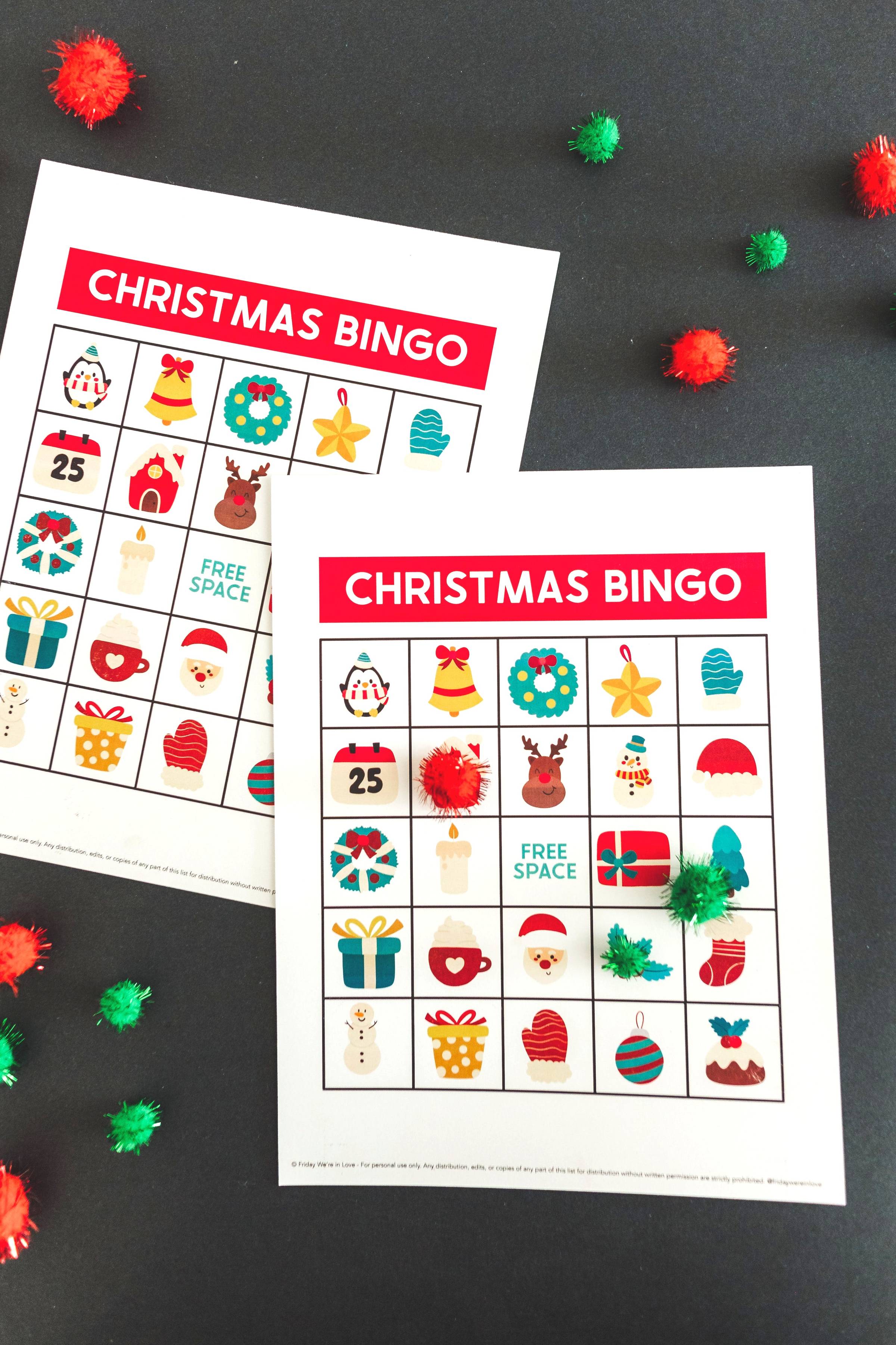 Bingo Cards Free Printable Numbers