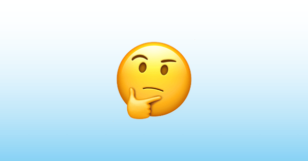 Cara Pensativa Emoji