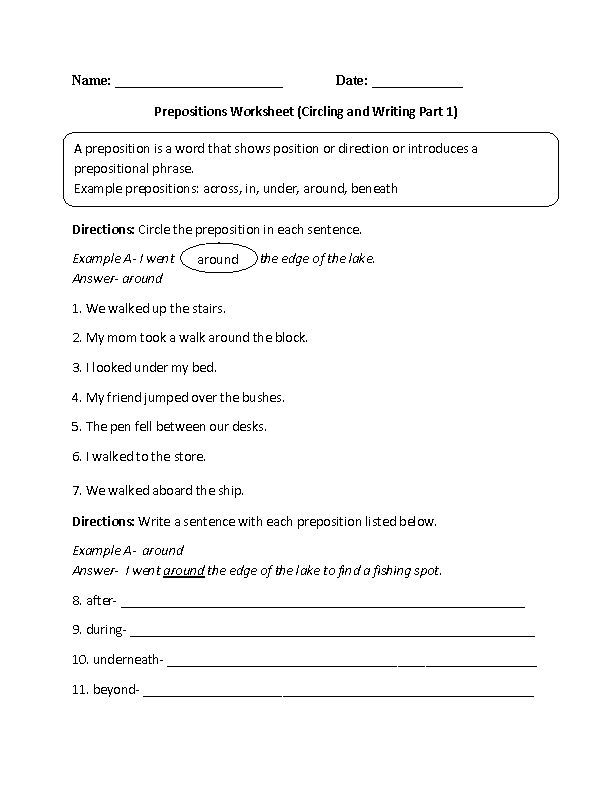 Englishlinx.com | Prepositions Worksheets 792_x_612_png