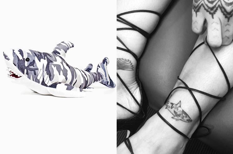 Rihanna Pays Tribute To Toronto's Ripley's Aquarium (And Drake) With Shark Tattoo | Exclaim! 492_x_745_jpg
