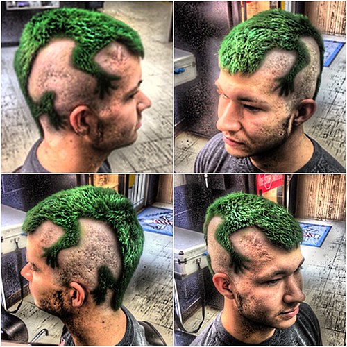 Picasso's Hair Art "Here Lizard Lizard"(Lizard Mohawk)#Lizard #Hair #Mohawk #Haircut #Hairstyle #Barber #Barbershop #Barberlove #Masterbarber #Fresh #Freehand #Freestyle #Galleria #Texas #Tylertexas #Art #Artist #Creative #Work #Workflow #Geckos ... 500_x_500_jpg