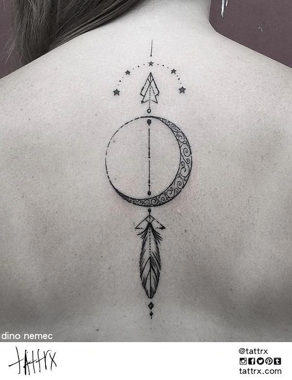 Los Tatuajes De Luna Más Sorprendetes Y Originales - Mini Tatuajes 782_x_600_jpg
