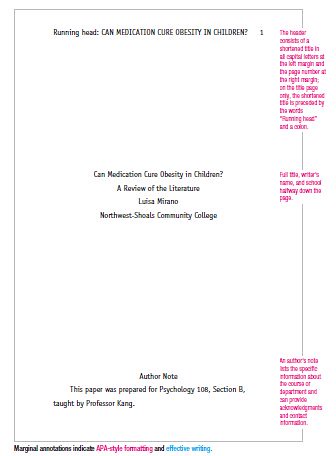 How To Format Your Paper In Apa Style