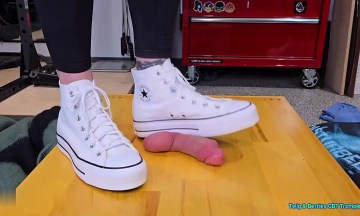 Painful Converse Platforms – TWIG AND BERRIES CBT TRAMPLE