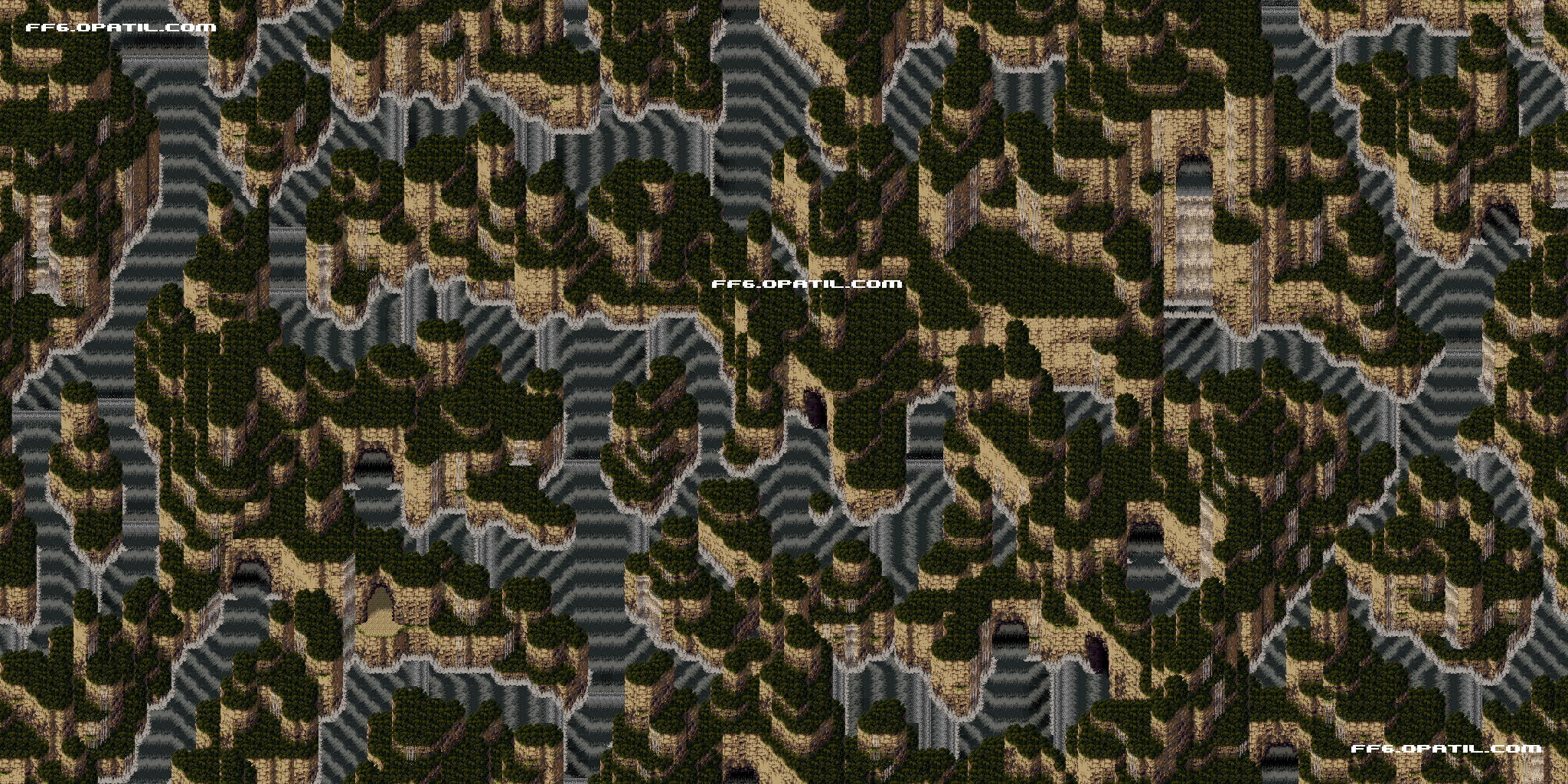 FF6シナリオ攻略 - レテ川～ティナ編：全マップ完備・ファイナルファンタジー 6／Final Fantasy VI 攻略