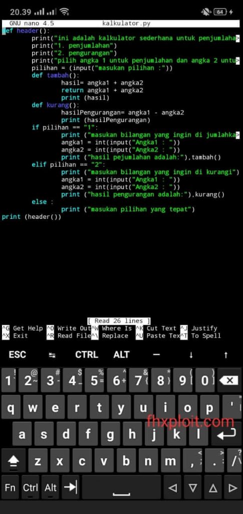 √Cara Membuat Script Termux Sendiri - FHXploit