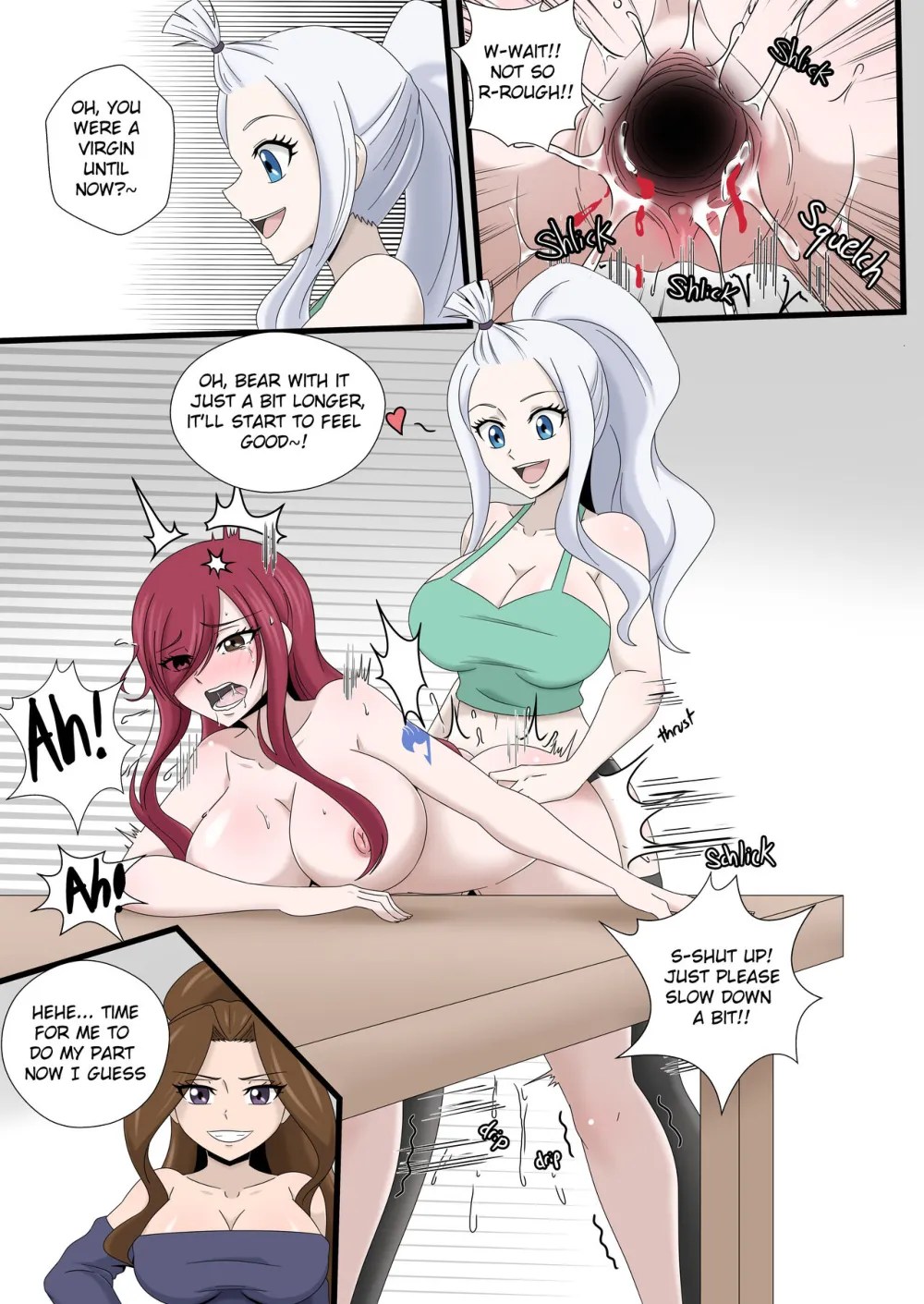Fairy tail doujinshi hentai