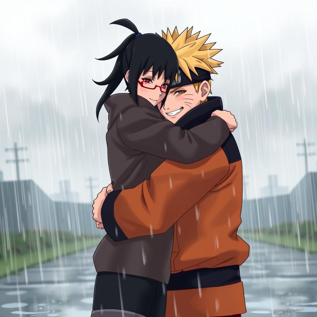sarada x naruto