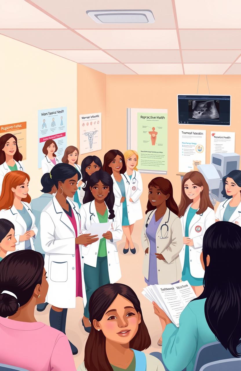 Explore Diversity in Healthcare: Gynecological Clinic Scene