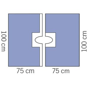 Hållakan kiinnittyvä evercare – 75x100cm 2 jaettu – 80 kpl