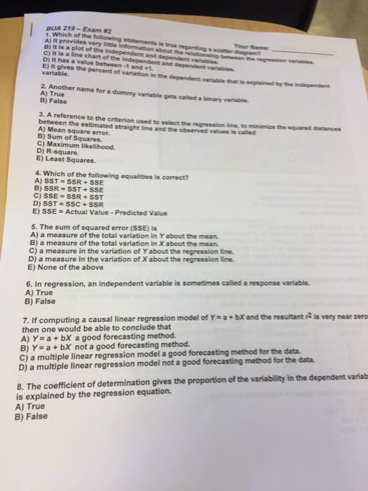 Get Answer) - Which of the following statements true regarding a ? A)  It&hellip;| Transtutors