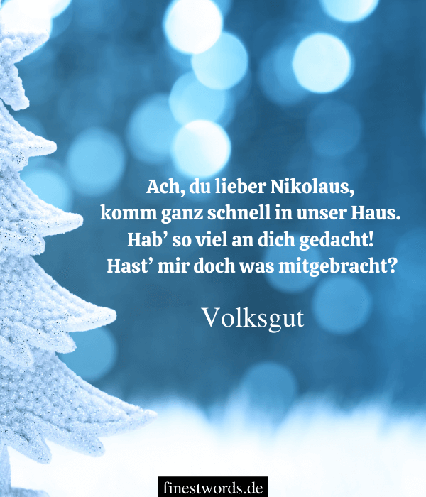 44 Nikolaus Sprüche: Reime, Gedichte, Grüße & Co. (Für 2021) 700_x_600_png