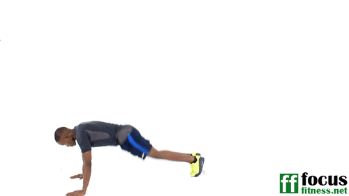 How To Do Plank Jack Burpees Exercise Gif Flab Fix