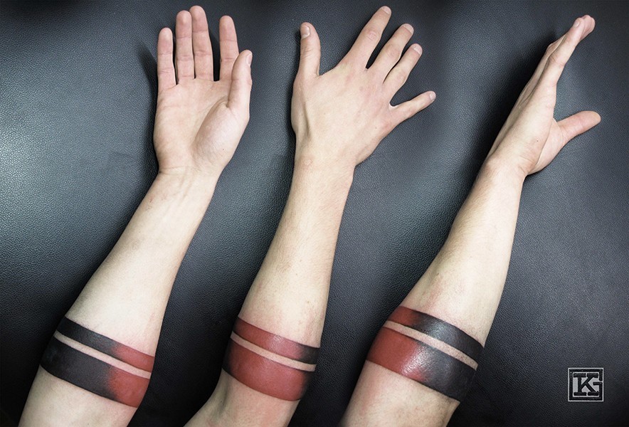 Black+Red Arm Bands | Flashback Tattoo In Berlin Friedrichshain 600_x_884_jpg