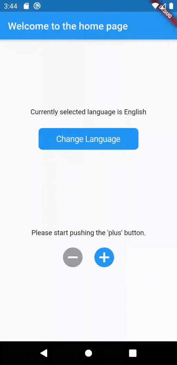 The Internationalization I18n Library For Flutter