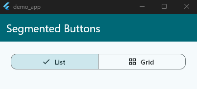 Segmented Button Controlled Border Radius