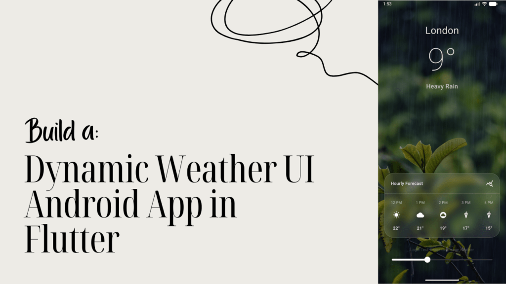 Weather UI Android App Course Banner