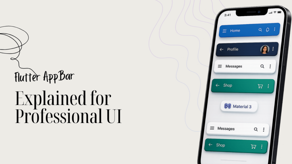 Flutter AppBar Explained for Professional UI