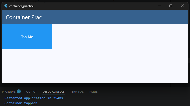 Flutter Container clickable