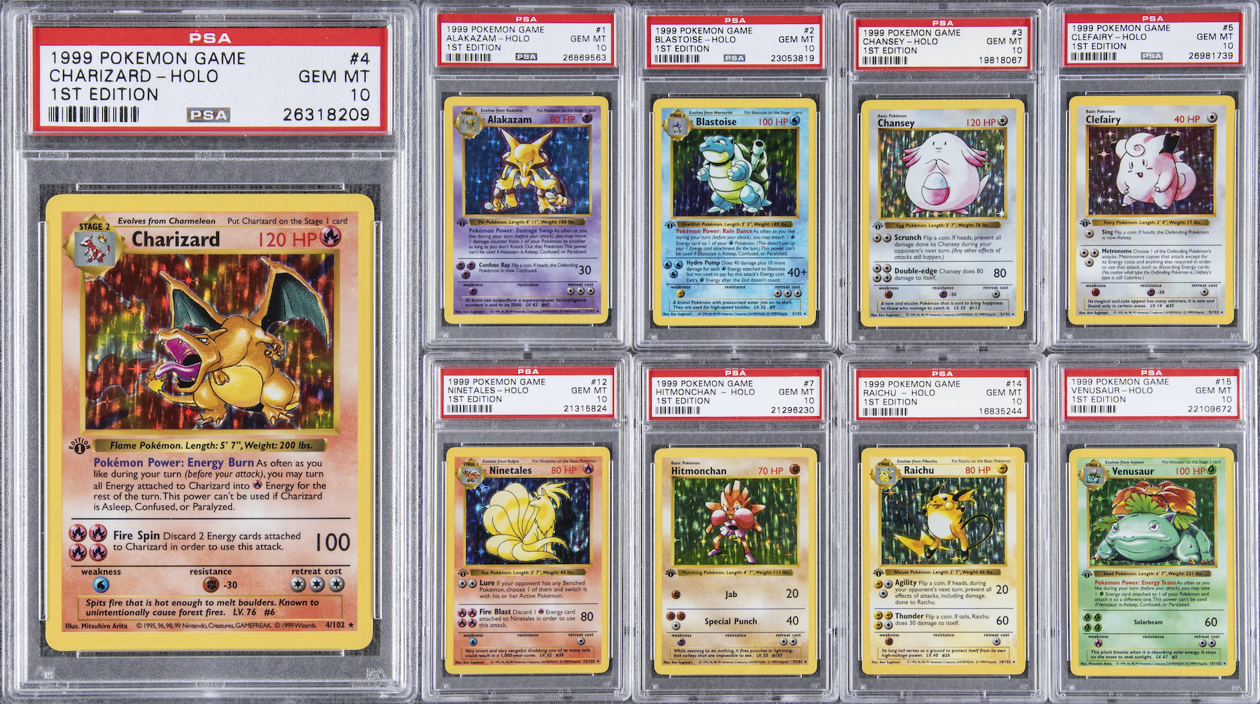 Pokemon graded cards