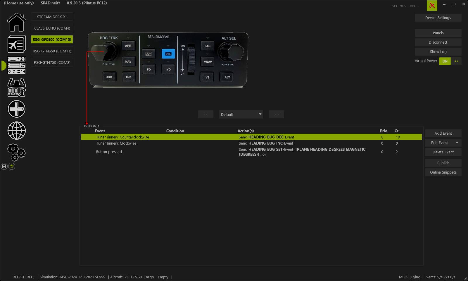 How to set heading bug with keyboard - Aircraft & Systems - Microsoft  Flight Simulator Forums