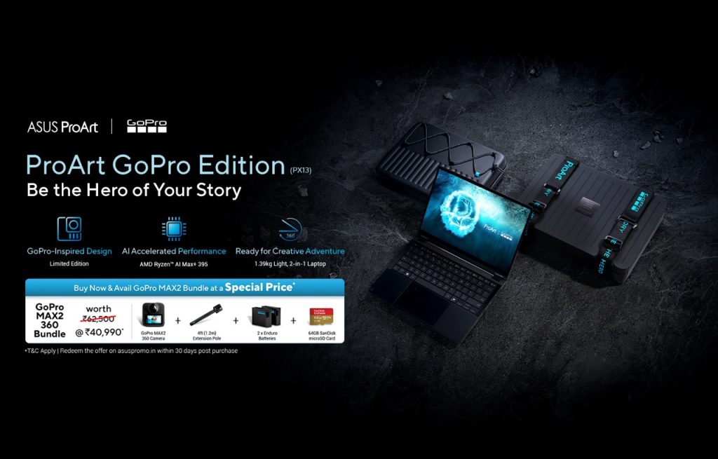 ASUS 2026 Creator Series Launched: ProArt GoPro Edition, ROG Flow Z13-KJP, TUF A14 ASUS 2026 Creator Series Launched: ProArt GoPro Edition, ROG Flow Z13-KJP, TUF A14