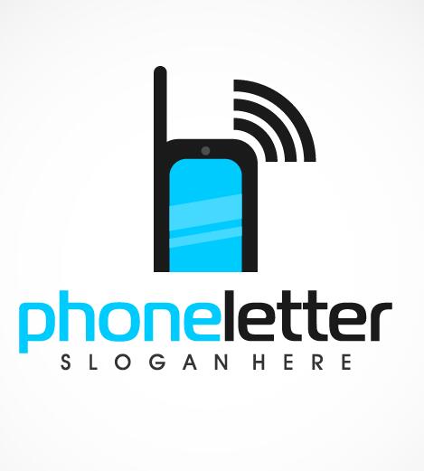 Phone Letter Logo Vector Free Download