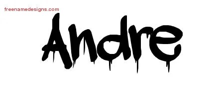 Graffiti Name Tattoo Designs Andre Free Free Name Designs