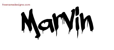 Graffiti Name Tattoo Designs Marvin Free - Free Name Designs 200_x_450_jpg