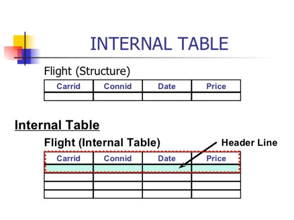 ABAP Internal Tables | SAPCODES
