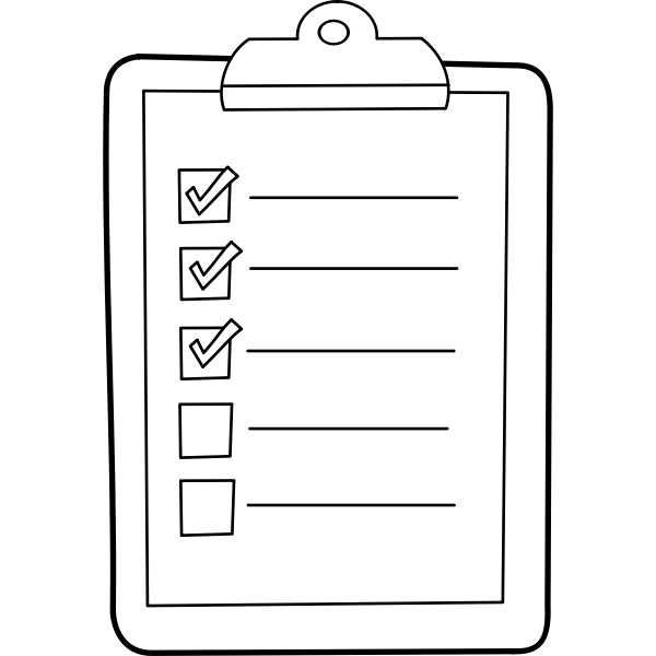 Checklist Icon Image Free Svg