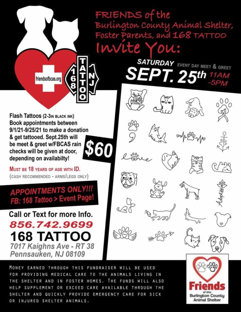 Flash Tattoo Fundraiser Sept. 1-25 – Friends Of The Burlington County Animal Shelter 1024_x_791_jpg