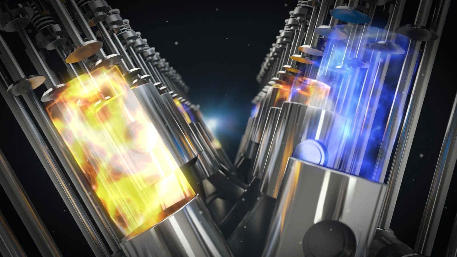 3D engine animation • Full Rotation - Design & Animation Danzi engine videos