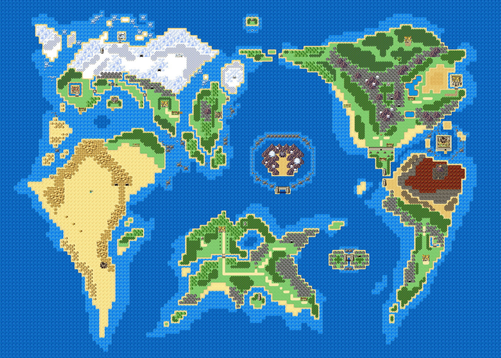 RPGツクールMZでワールドマップ移動システムを作る（GALV Map Travel MZ） - RPGツクールMZ・MV初心者的備忘録 - FGMG  (Fun Game Make Group)