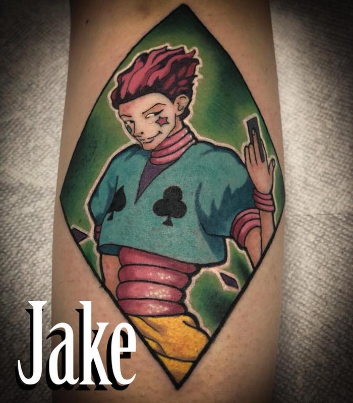 Hunterxhunter Hisoka By Jake Hand: Tattoonow 800_x_700_jpg