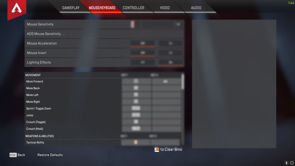Mande's New Apex Legends Settings