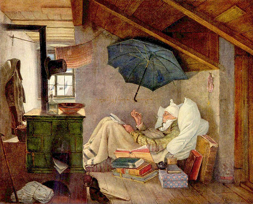 Carl Spitzweg Der Arme Poet Gemalde Online