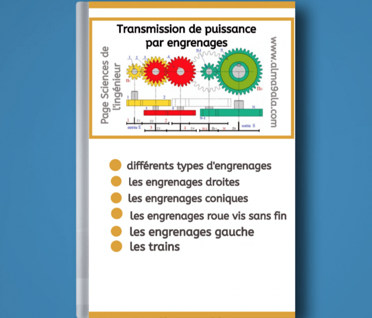 Transmission de puissance par engrenages