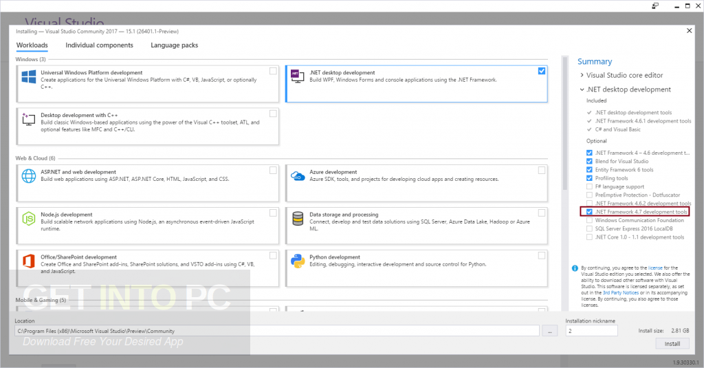 Microsoft NET Framework 4.7 Free Download Borntohell