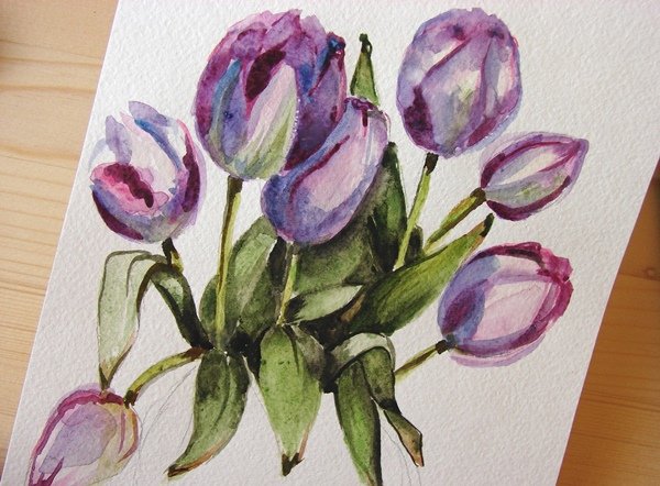 Gambar Bunga Dalam Pasu Secara Berperingkat Untuk Kanak-Kanak; Bagaimana Untuk Menarik Loceng Bunga Yang Indah Dengan Pensil Atau Cat - Tips Untuk Pemula 442_X_600_jpg