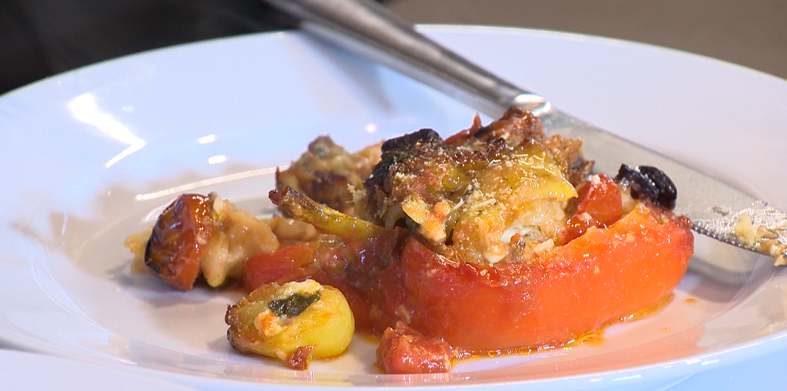Merely Scrumptious Recipe: Stuffed Peppers with Eggplant – Toronto