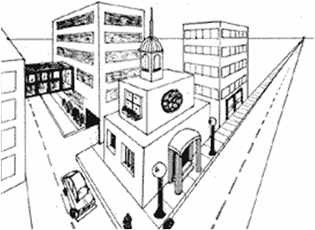 G8 Two Point Perspective Bee S Grade 8 Art Blog