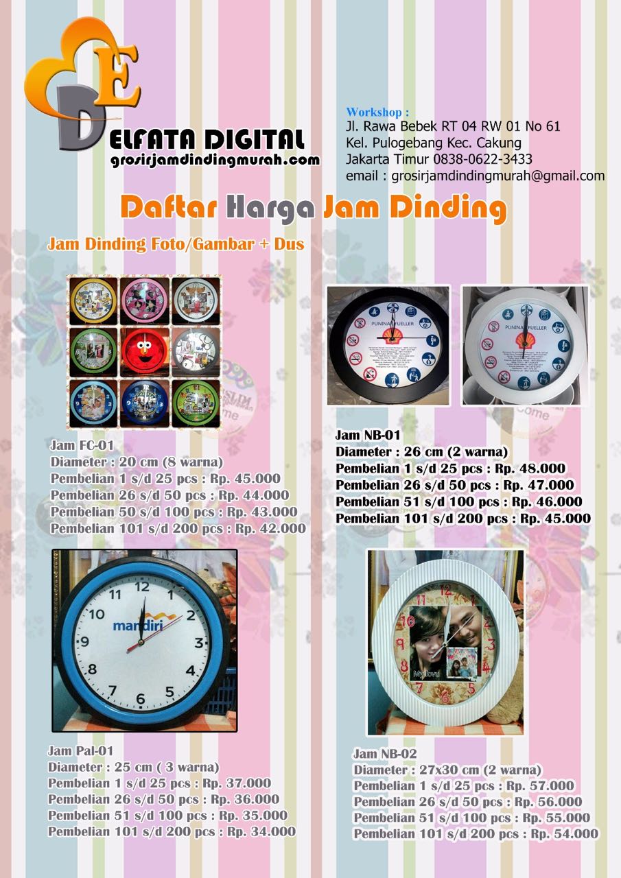 SOUVENIR JAM DINDING | SABLON JAM DINDING, SABLON JAM MURAH, HARGA JAM  DINDING MURAH, GROSIR JAM DINDING PASAR SENEN, JAM DINDING UNIK MURAH,  DISTRIBUTOR JAM DINDING - 081.222.762.762, SOUVENIR MUG MURAH Rp