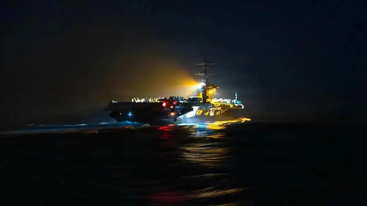 USS George Washington to relieve USS Abraham Lincoln.-ஆபிரகாம் லிங்கனுக்கு ஓய்வு கொடுக்க வரும் ஜார்ஜ் வாஷிங்டன் போர்க்கப்பல்