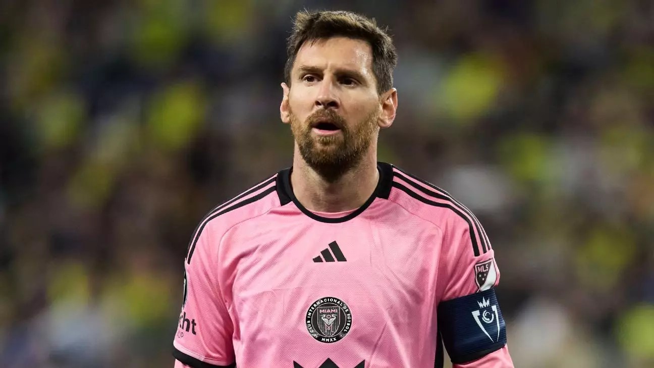 The Potential Absence of Lionel Messi in Inter Miami’s Starting Lineup