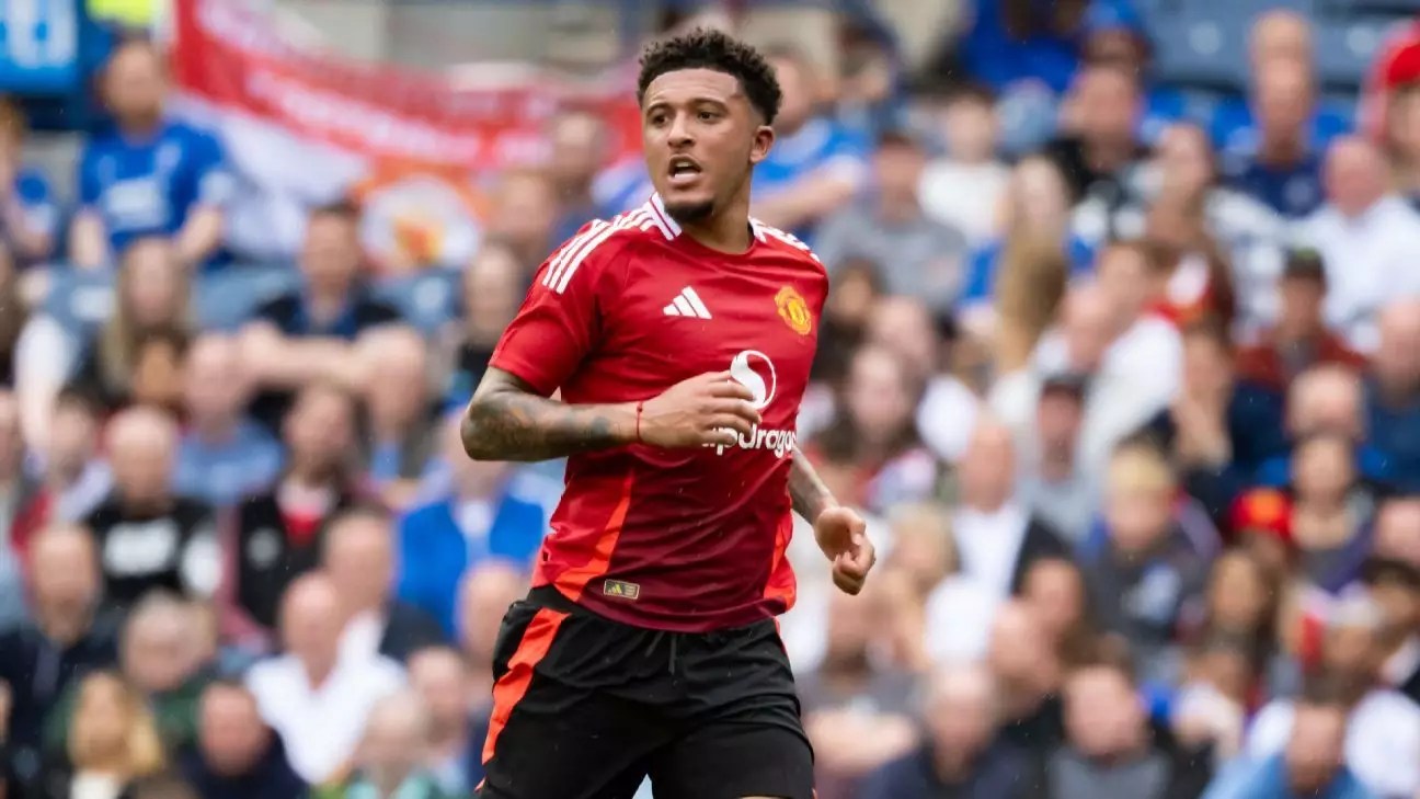 Manchester United Working on Jadon Sancho’s Exit Despite Interest from Juventus