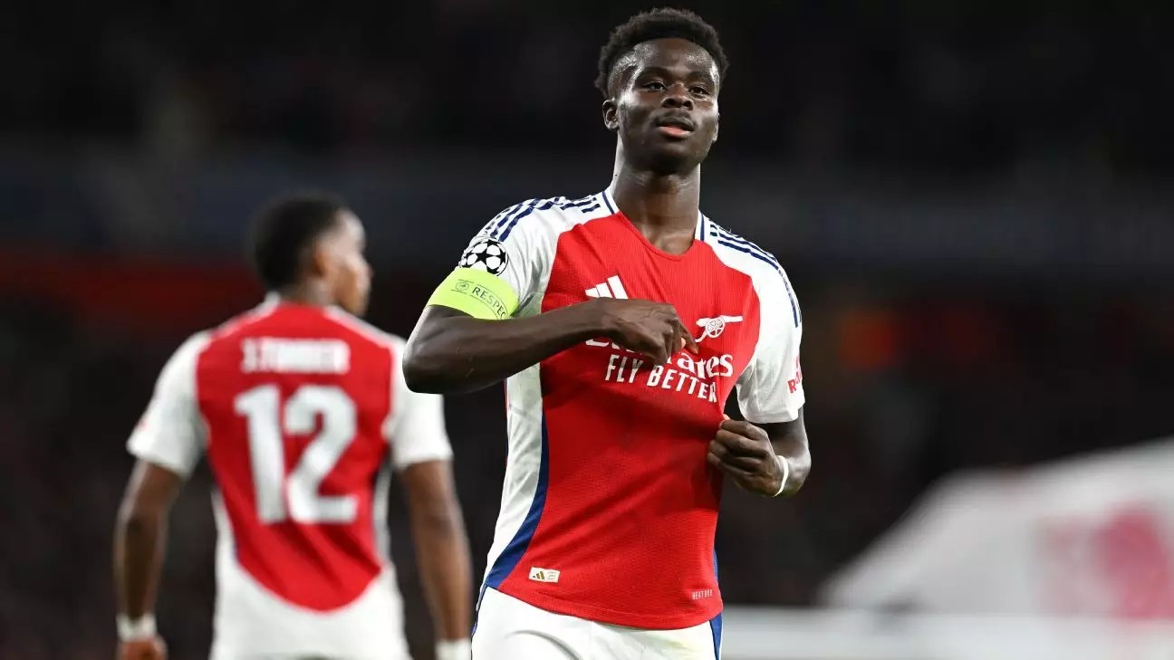 Embracing the Challenge: Bukayo Saka’s Determination for Arsenal’s Title Quest