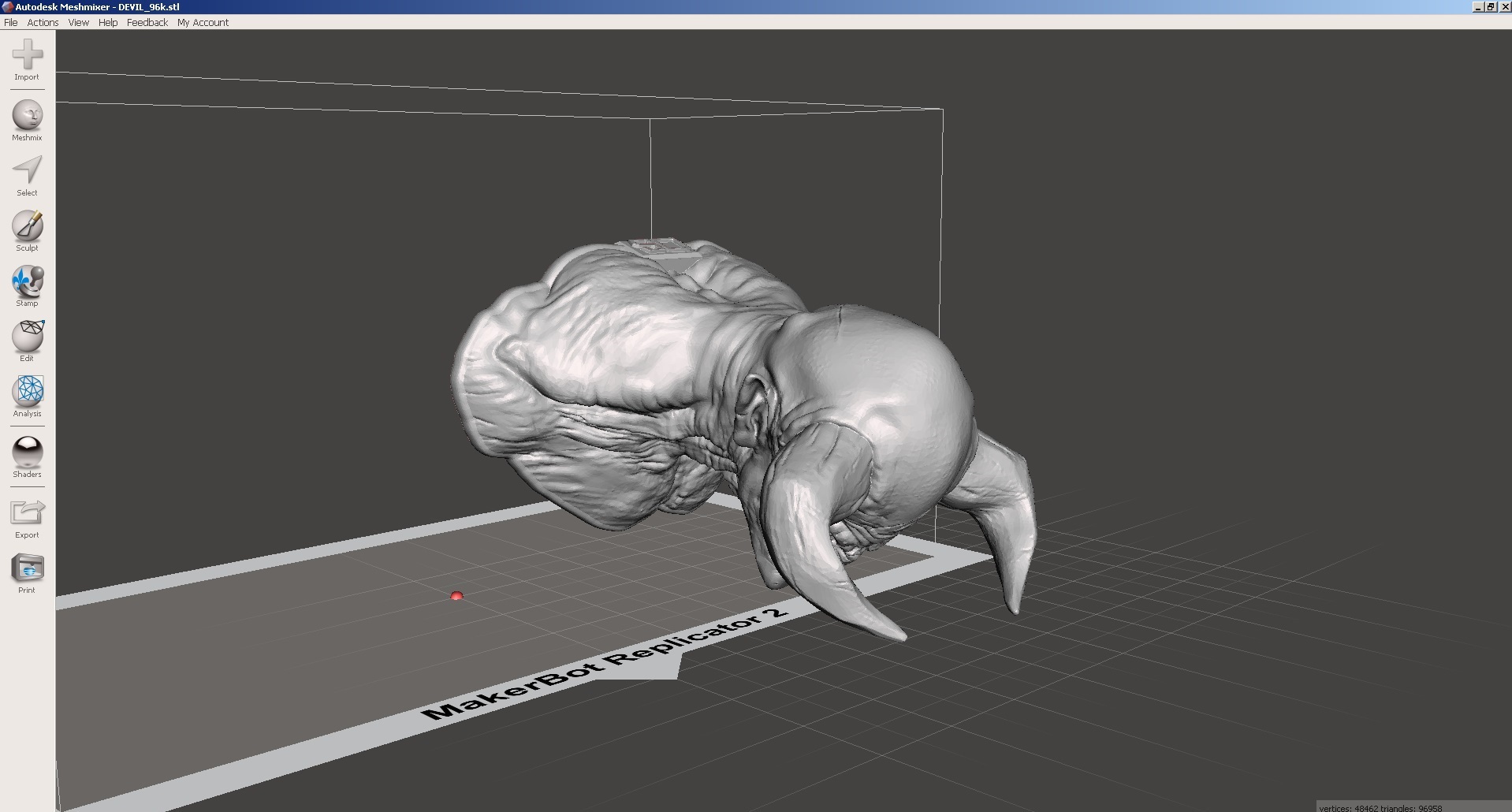 Autodesk Meshmixer Support Generation Overview 3dquality S Blog Sudo Null It News