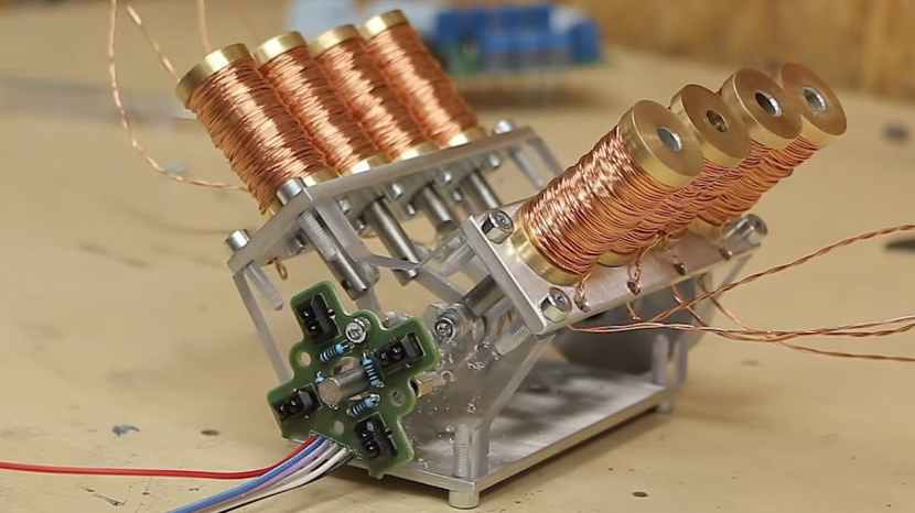 This Diy Solenoid V8 Engine Can Produce 1000 Rpms Hackster Io