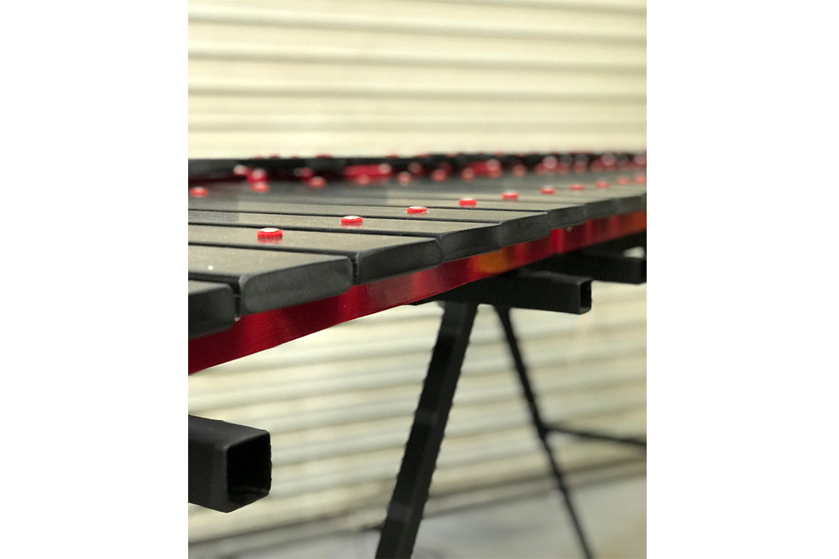 Electronic marimba